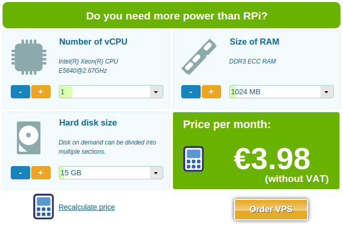 Do you need more power than RPi?